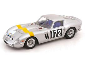 PRE-ORD3R KK - Scale Modeliukas 1/12 1964 Ferrari 250 GTO #172 Winner Tour de France, silver/yellow