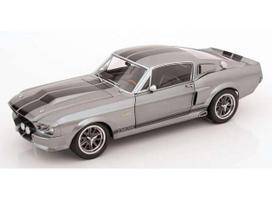 PRE-ORD3R KK - Scale Modeliukas 1/12 1967 Ford Mustang Shelby GT500 Eleanor *Gone in 60 Seconds look-a-like*, grey metallic/black