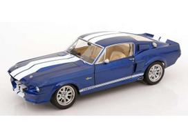 PRE-ORD3R KK - Scale Modeliukas 1/12 1967 Ford Mustang Shelby GT500 Eleanor, blue metallic/white