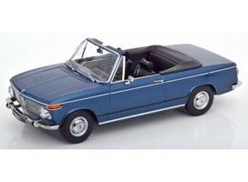 PRE-ORD3R KK - Scale Modeliukas 1/18 1968 BMW 2002 Cabrio, dark blue metallic