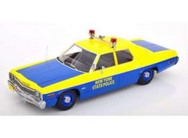 PRE-ORD3R KK - Scale Modeliukas 1/18 1974 Dodge Monaco *New York State Police*, yellow/blue