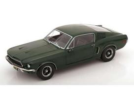 PRE-ORD3R KK - Scale Modeliukas 1/18 1968 Ford Mustang GT Fastback *Bullitt look-a-like*, dark green