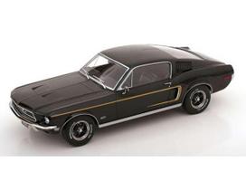 PRE-ORD3R KK - Scale Modeliukas 1/18 1968 Ford Mustang GT Fastback, black