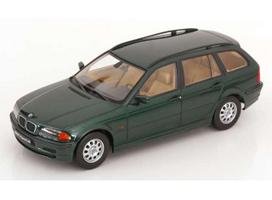 PRE-ORD3R KK - Scale Modeliukas 1/18 1999 BMW 3series E46 Touring, dark green metallic