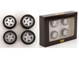 PRE-ORD3R KK - Scale Modeliukas Ferrari F40 Rims & Tyre Set, black/silver