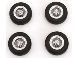 PRE-ORD3R KK - Scale Modeliukas 1/18  Rims and Tyres-Set Maserati spoke rims