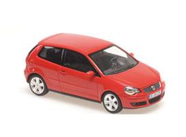 PRE-ORD3R Maxichamps Modeliukas 1/43 2005 Volkswagen Polo, red