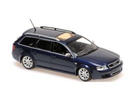 PRE-ORD3R Maxichamps Modeliukas 1/43 2002 Audi RS6 Avant, blue metallic