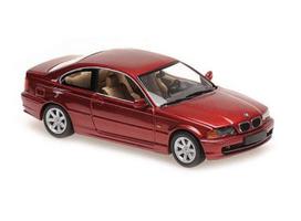PRE-ORD3R Maxichamps Modeliukas 1/43 1999 BMW 3-series E46, red metallic