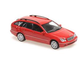 PRE-ORD3R Maxichamps Modeliukas 1/43 2001 Mercedes Benz C-class T-model (S203), red