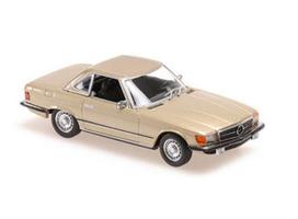 PRE-ORD3R Maxichamps Modeliukas 1/43 1974 Mercedes-Benz 350 SL Cabriolet Hardtop, gold