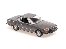 PRE-ORD3R Maxichamps Modeliukas 1/43 1974 Mercedes-Benz 350 SL Cabriolet Hardtop, grey metallic