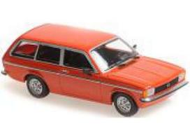 PRE-ORD3R Maxichamps Modeliukas 1/43 1978 Opel Kadett C Caravan, red