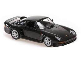 PRE-ORD3R Maxichamps Modeliukas 1/43 1987 Porsche 959, black metallic
