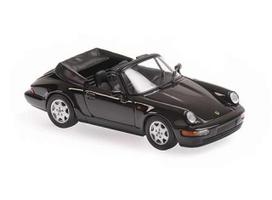 PRE-ORD3R Maxichamps Modeliukas 1/43 1990 Porsche 911 Carrera 4 Cabrio, black