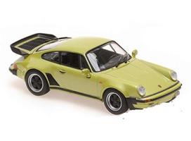 PRE-ORD3R Maxichamps Modeliukas 1/43 1977 Porsche 911 Turbo 3.3 (930), green
