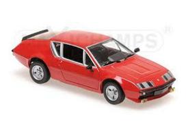 PRE-ORD3R Maxichamps Modeliukas 1/43 1976 Renault Alpine A310, red