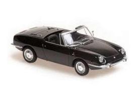 PRE-ORD3R Maxichamps Modeliukas 1/43 1968 Fiat 850 Sport Spider, black