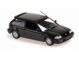 PRE-ORD3R Maxichamps Modeliukas 1/43 1990 Honda Civic, black