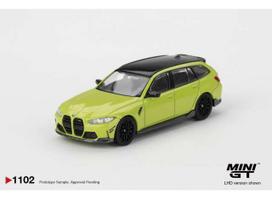 PRE-ORD3R Mini GT Modeliukas 1/64 2025 BMW M3 (G82) Touring, Sao Paulo yellow