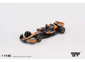 PRE-ORD3R Mini GT Modeliukas 1/64 2024 McLaren MCL38 #81 Oscar Piastri Hungarian F1 GP, orange/black