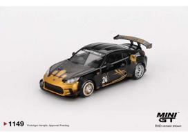 PRE-ORD3R Mini GT Modeliukas 1/64 2025 Toyota GR Supra LB-Nation, black & gold