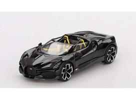 Mini GT Modeliukas 1/64 2024 Bugatti W16, mistral black (yra Sandėlyje)