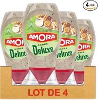 "Amora Sauce Deluxe" - "Bald Iconic" - 4 x 247 g buteliukų rinkinys (pakuotė gali skirtis)