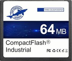 "Dogfish Compact Flash" kortelė 64MB didelio našumo pramoninė CF atminties kortelė su SLC NAND Flash atmintimi, skirta pramoniniams kompiuteriams, CNC mašinoms, seniems fotoaparatams