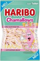 "Haribo Chamallows Twirlies" putų cukrus (1 x 200g)