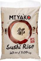 "Miyako Sushi Rice" apvalių grūdų ryžių pakuotė (1 x 9,07 kg)