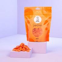 "Super Streusel SuperDrops" apelsinų pyrago lašeliai, saldainių lydalo, pyrago glazūra, skirta tortams ir pyragų dekoravimui, fondantui, glazūrai (300 g)