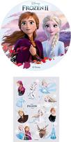 2 "Frozen" valgomųjų torto viršūnėlių rinkinys + mini torto viršūnėlės, torto dekoracijos vaikų gimtadienio šventėms (Frozen Nr. 1)