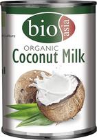 BIOASIA ekologiškas kokosų pienas, 18 % riebumo, idealiai tinka virti, kepti, desertams ir kokteiliams, veganiškas, be glitimo ir laktozės (1 x 400 ml)