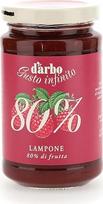 D'Arbo aviečių uogienė su sumažintu cukraus kiekiu, 250 g