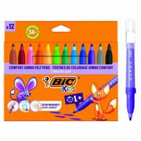 „Flomasteriai - BIC - 517250 - Daugiaspalviai - Jumbo - 12 vienetų rinkinys“
