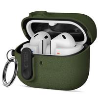 Tech-Protect Slim Hook dėklas ausinėms Samsung Galaxy Buds 3 / 3 FE / 3 Pro alyvuogių žalios spalvos