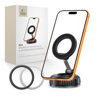 Tech-Protect N61 Magnetic MagSafe WINDSHIELD & DASHBOARD automobilinis telefono laikiklis juodos spalvos