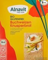 "Alnavit" ekologiški grikių traškučiai, be glitimo, be laktozės, veganiški, 8 vnt. (8 x 150 g)