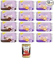 "Bauli Pandori' Classico" bandomoji pakuotė, "Cioccolato", "Latte Classic", šokoladinis, minkštas pieniškas "Pandoro" pyragas, itališkų pyragaičių patiekalas, 4 x 150 g, 8 x 178 g + itališka gurmaniška "Polpa" 400 g