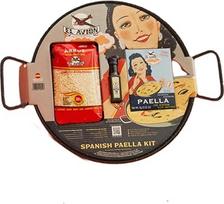 "El Avion Paella" rinkinys su ryžių prieskoniais ir keptuve su FeinWert elektronine knyga