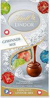 "Lindt" šokoladas | LINDOR maišelis "Winning Mix" | 137 g | 10 rutuliukų pieniško šokolado su švelniu tirpstančiu įdaru populiariausių rūšių | Šokoladinė dovana