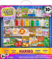 "MGA's Miniverse Make It Mini Haribo Multipack" - mini kolekcionuojamos detalės, dervos amatų žaidimas, saldainių replikos, maišomi ir derinami kūriniai, nevalgomi - kolekcionieriams, nuo 8 metų amžiaus