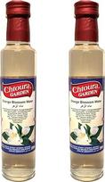 "Oriental Orange Blossom Water" 2 x 250 ml stikliniai buteliukai - idealiai tinka kepimui ir virimui - gėlių vanduo saldiems patiekalams, kepiniams ir gėrimams aromatizuoti + "Ben's Garden" užrašų rinkinys