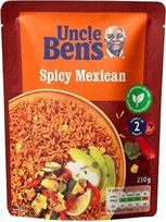 "Uncle Ben's Special" aštrūs meksikietiški ryžiai 250 g - puikiai paruošiami mikrobangų krosnelėje per 2 minutes