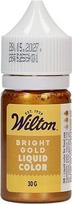 "Wilton" skysta spalva "Bright Gold": Akvareliniai vandens pagrindo dažai su glicerinu - 30 g