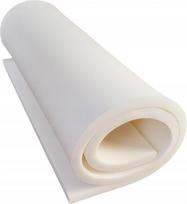 All4All Putų plokštė - Putos - Čiužinys Medium Hard T25 - Schuamstoff Čiužinys - Topperis - Putų pjūvis - Minkštasuolis - Baltas - 50 x 200 x 14 cm