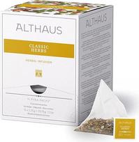 Althaus Tea Classic Herbs ⋅ Vaistažolių arbata piramidės formos maišelyje "Pyra Pack" ⋅ Natūrali vaistažolių arbata iš Classic Tea Herbs ⋅ 15 x 2,25 g