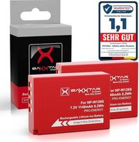Baxxtar PRO baterija NP-W126s NP-W126 2X (tikroji 1140mAh) Suderinama su Fuji Fujifilm FinePix X100F X100V X100VI X-A5 X-A7 X-A10 X-E3 X-H1 X-M5 X-Pro3 X-S10 X-T3 X-T10 X-T20 X-T X-T30 X-T50 X-T100