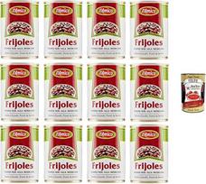 D'Amico Frijoles Fagioli Neri alla Messicana Juodosios pupelės meksikietišku stiliumi 12 x 400 g + Itališka gurmaniška Polpa 400 g